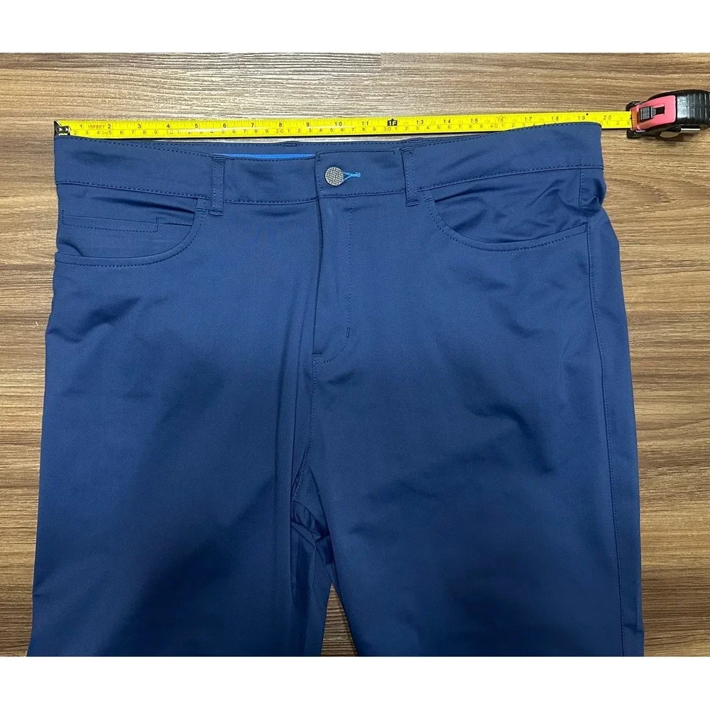 Twillory Performance Blue Tailored Fit Technical Fabric Golf Pant Men Sz 38x30